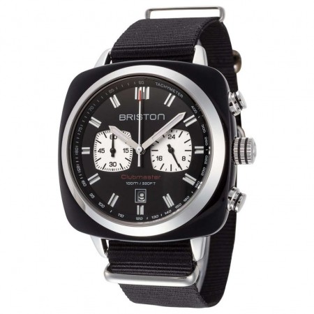新款法國Briston 玳瑁黑熊貓銀框花紋手錶  現貨