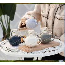 創意星球太空人陶瓷茶壺套裝禮盒