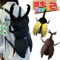 日本限定  超逼真昆蟲毛絨背包 去年很流行的背包又升級了！！