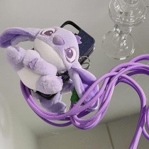  星際寶貝系列手機斜跨背夾  紫色現貨