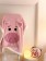 卡通系列冬季羊羔絨造型毯 粉紅粉豬豬