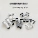 韓國新款網眼兒童襪組 簡約黑白